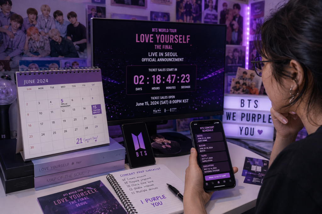 War Tiket BTS ARIRANG Presale 9 Juni, 4 Hari Lagi Amankan Tiketmu Tanpa Calo